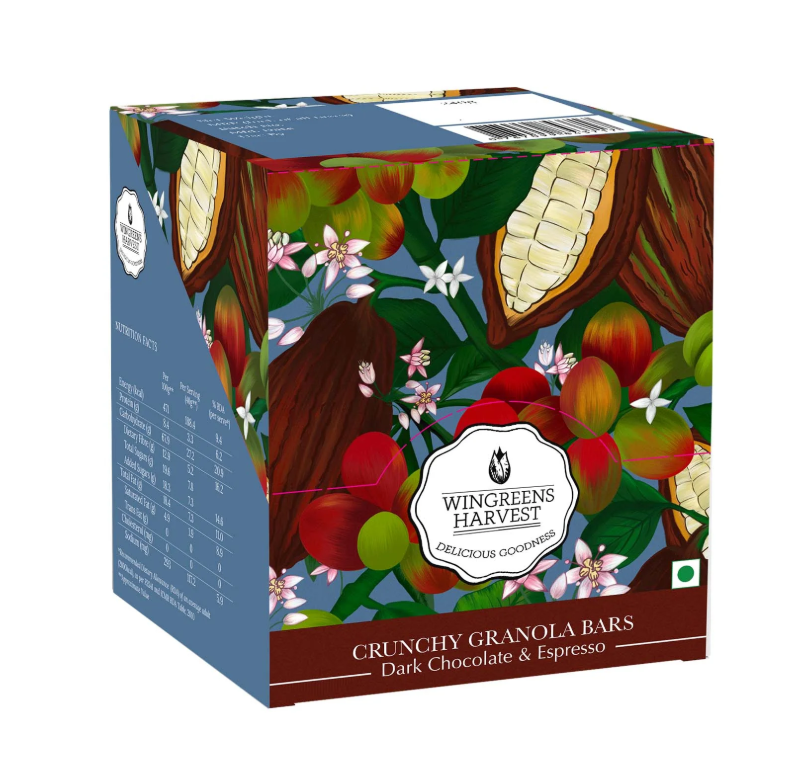 Crunchy Granola Bar - Dark chocolate and Espresso